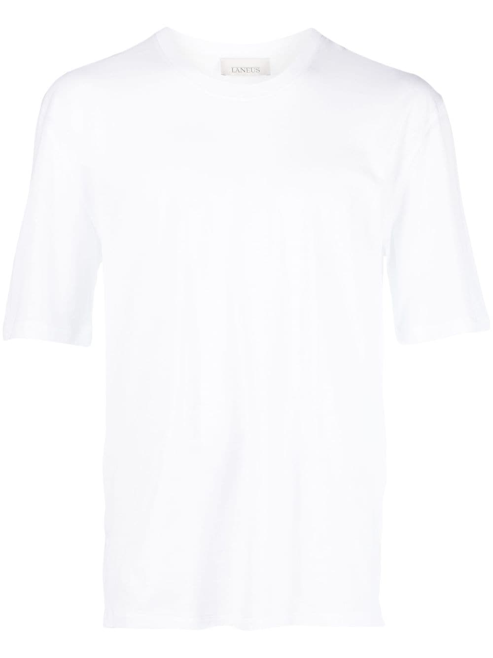 Laneus T-Shirt mit Rundhalsausschnitt - Weiß von Laneus