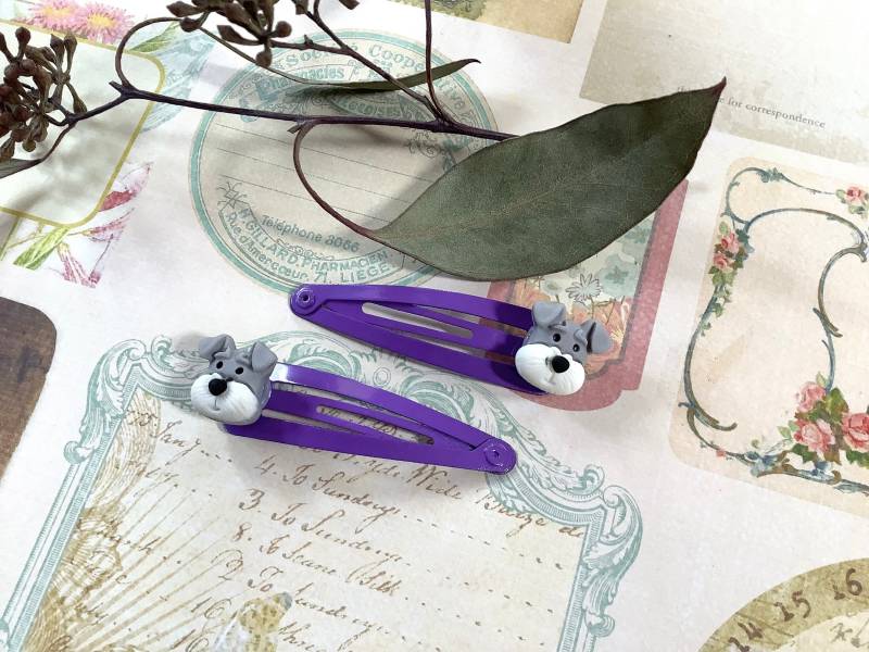 Haar Clips-Hunde-Kurzhaar-Mädchen-Haar Accessoire von LaneyLou123