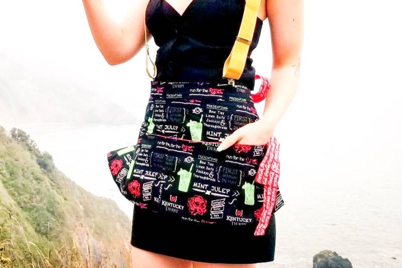 Cocktail Kellnerin Halbe Schürze - Für Damen von Laneymade