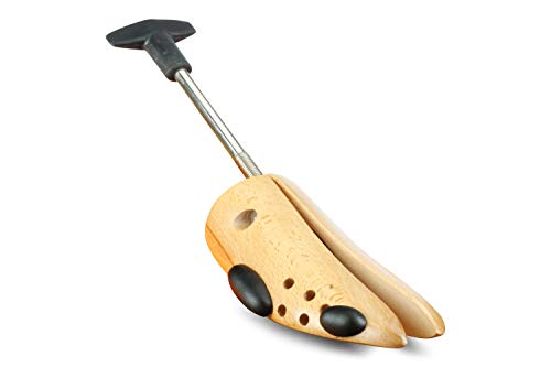 Langer & Messmer Schuhdehner für Damen gegen drückende Schuhe - gefertigt aus massivem Buchenholz und Mechanik aus Metall - Dehnt in der Weite inkl. Lederdehnerspray 50ml von Langer & Messmer EXKLUSIVE SCHUHMODE Heidelberg