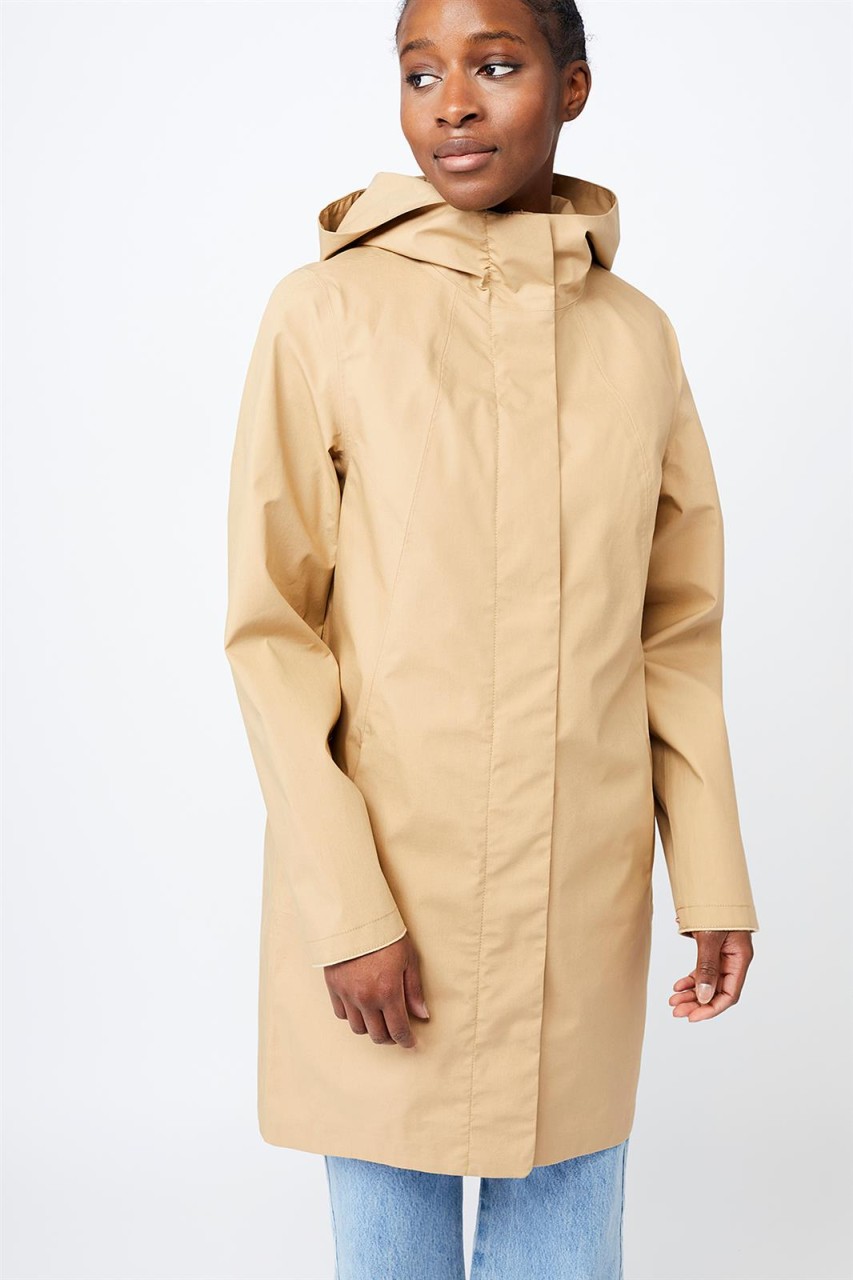 COAT RISANA | LangerChen | veganer Mantel | sand-beige XS von LangerChen