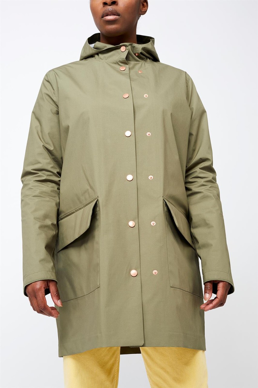 JACKET OTTAWA BP | LangerChen | vegane Jacke | olive-grün XS von LangerChen