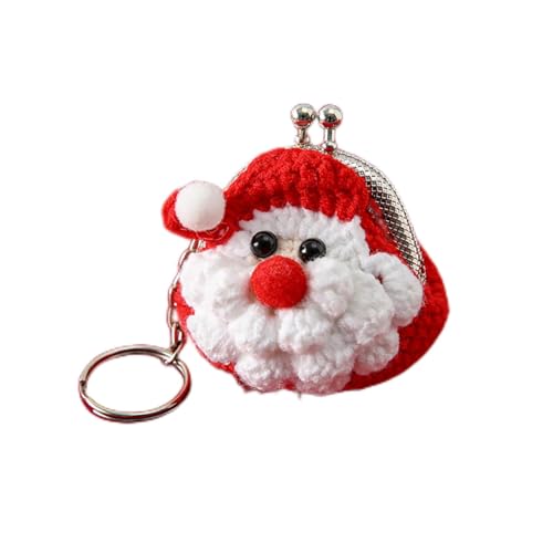Geldbörse mit gehäkelten Früchten, Tieren, Mini-Aufbewahrungstasche, Schlüsselanhänger, Geschenk, Einkaufswagen, Aldi-Viertelhalter, Mehrfarbig, mini, Weihnachtsmann Geldbörse mit gehäkelten Früchten, Tieren, Mini-Aufbewahrungstasche, Schlüsselanhänger, Geschenk, Einkaufswagen, Aldi-Viertelhalter, Mehrfarbig, mini, Weihnachtsmann von Langjitianya