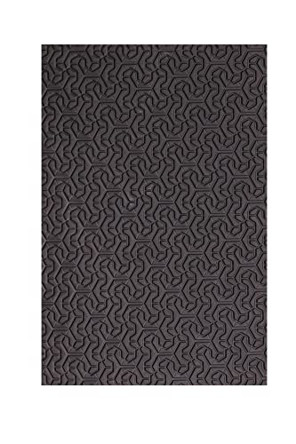 Langlauf Schuhbedarf Schuhreparatur Sohlengummi Sport 'Soft Grip' Alpha Light 20 x 30cm, schwarz - 100% Vegan - Schuhsohlen Reparatur Gummi - rutschfest - Made in Germany von Langlauf Schuhbedarf