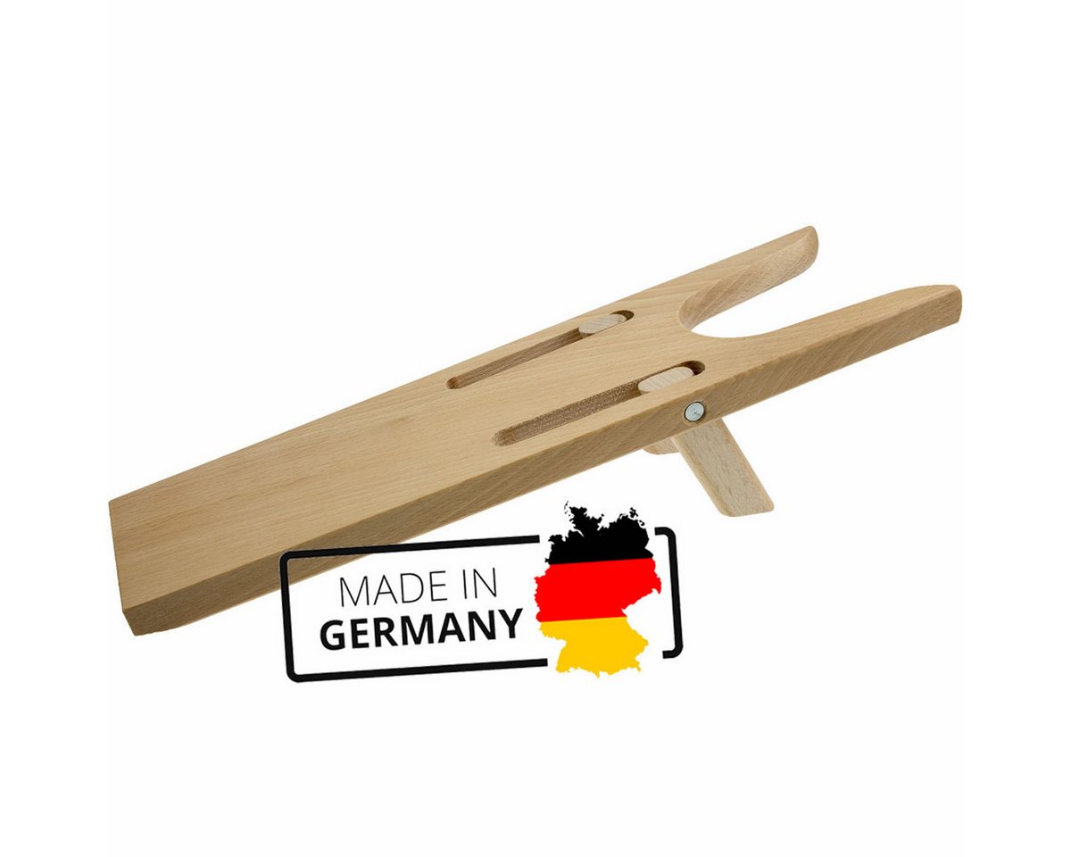 Langlauf Schuhbedarf Stiefelknecht Stiefelknecht Buchenholz platzsparend klappbar made in Germany, Made in Germany von Langlauf Schuhbedarf