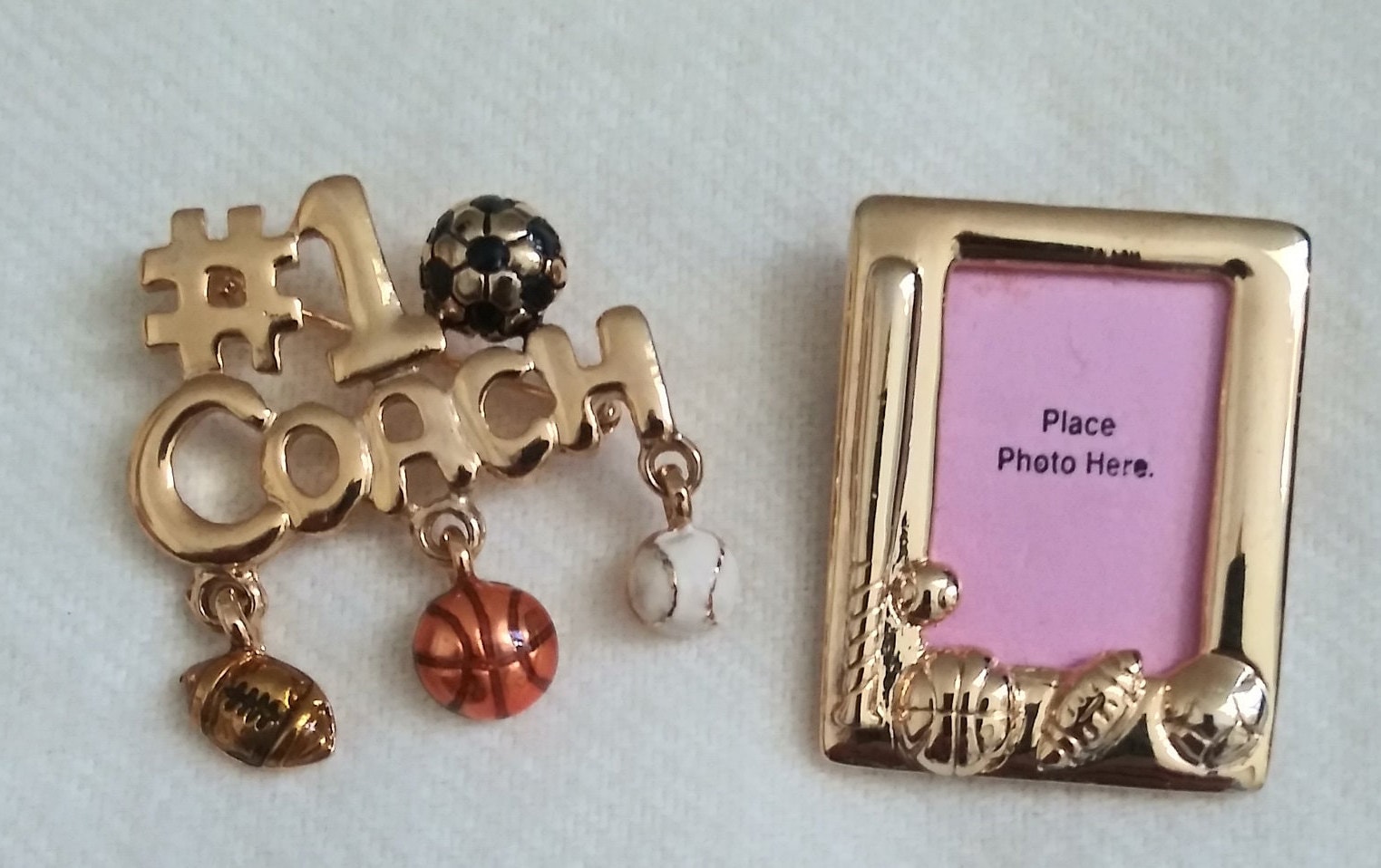 New #1 Coach Geschenk Set Top Qualität Sport Bilderrahmen Pin Charms Lehrer Basketball Football Baseball Gym Otc Intl. #627 von LangleysCreations