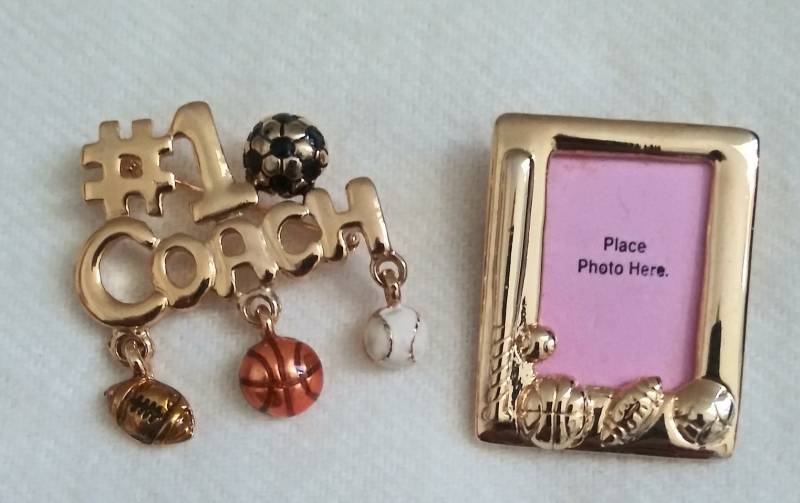 New #1 Coach Geschenk Set Top Qualität Sport Bilderrahmen Pin Charms Lehrer Basketball Football Baseball Gym Otc Intl. #627 von LangleysCreations