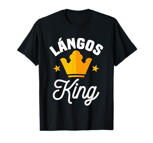 Lustiges Langos King Outfit Gebratener Teig Ungarn Brot Männer T-Shirt Lustiges Langos King Outfit Gebratener Teig Ungarn Brot Männer T-Shirt von Lángos Lover Designs Hungarian Street Food