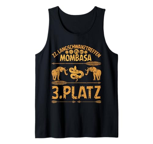 Herren Langschwanztreffen in Mombasa 3. Platz Lustig Partnerlook Tank Top Herren Langschwanztreffen in Mombasa 3. Platz Lustig Partnerlook Tank Top von Langschwanztreffen Mombasa Store
