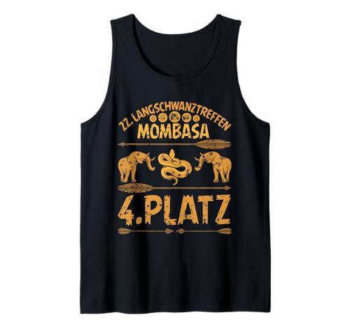 Herren Langschwanztreffen in Mombasa 4. Platz Lustig Partnerlook Tank Top Herren Langschwanztreffen in Mombasa 4. Platz Lustig Partnerlook Tank Top von Langschwanztreffen Mombasa Store
