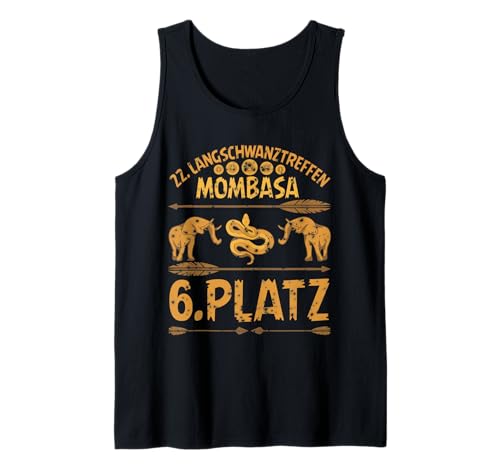 Herren Langschwanztreffen in Mombasa 6. Platz Lustig Partnerlook Tank Top Herren Langschwanztreffen in Mombasa 6. Platz Lustig Partnerlook Tank Top von Langschwanztreffen Mombasa Store
