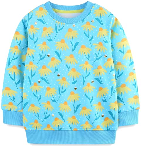 Mädchen Sweatshirt für Kinder Weihnachten Cartoon Pullover Baumwolle Langarm Top Größe 110, 4-5 Jahre Mädchen Sweatshirt für Kinder Weihnachten Cartoon Pullover Baumwolle Langarm Top Größe 110, 4-5 Jahre von Langubaby