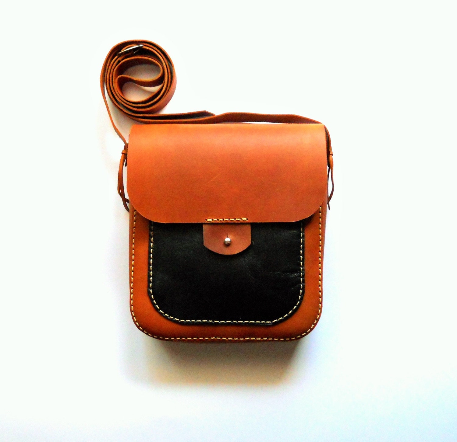 Braune Ledertasche/Ledertasche Beutel Corssbody Tasche Satchel Satteltasche von Lanhe