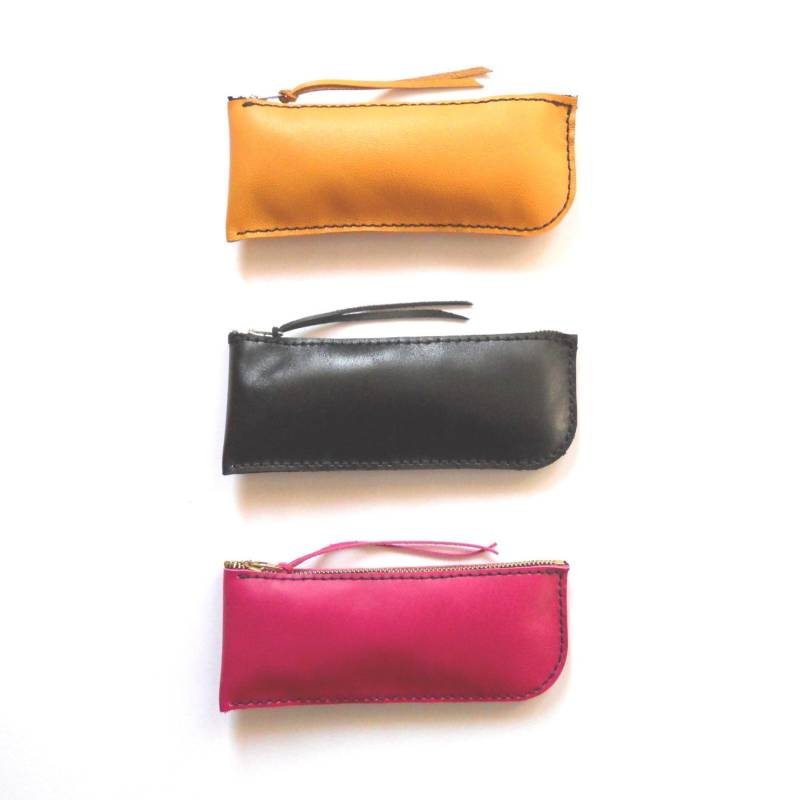 Leather Case/Leder-Bleistift-Etui Reißverschluss-Etui Ledertasche von Lanhe