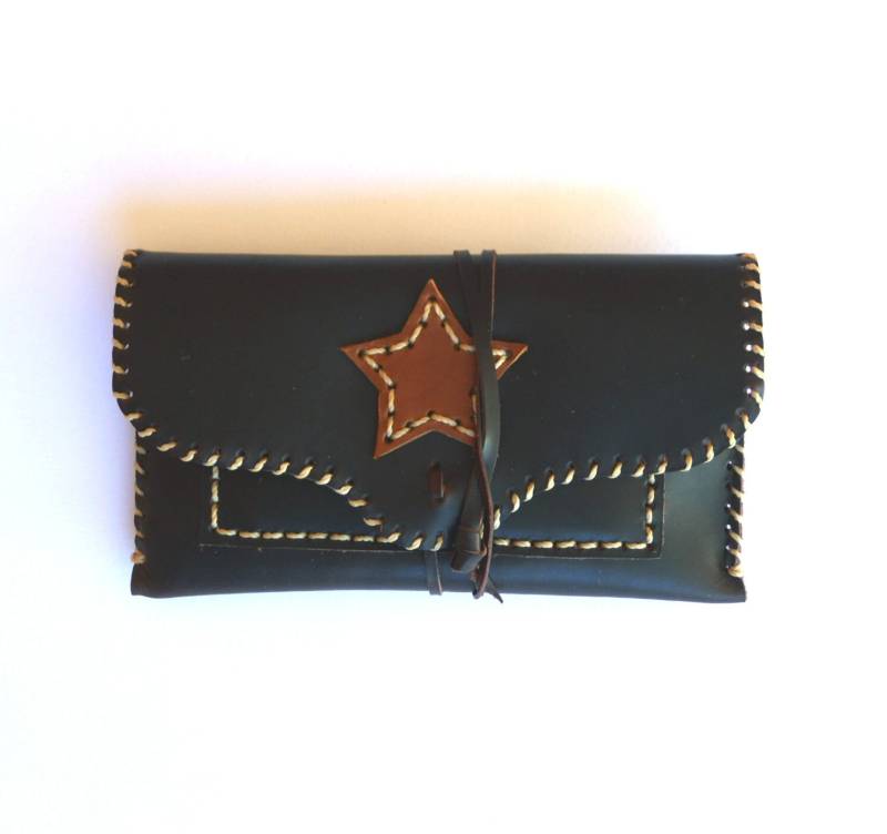 Leather Tobacco Pouch/Ledertasche Stern von Lanhe