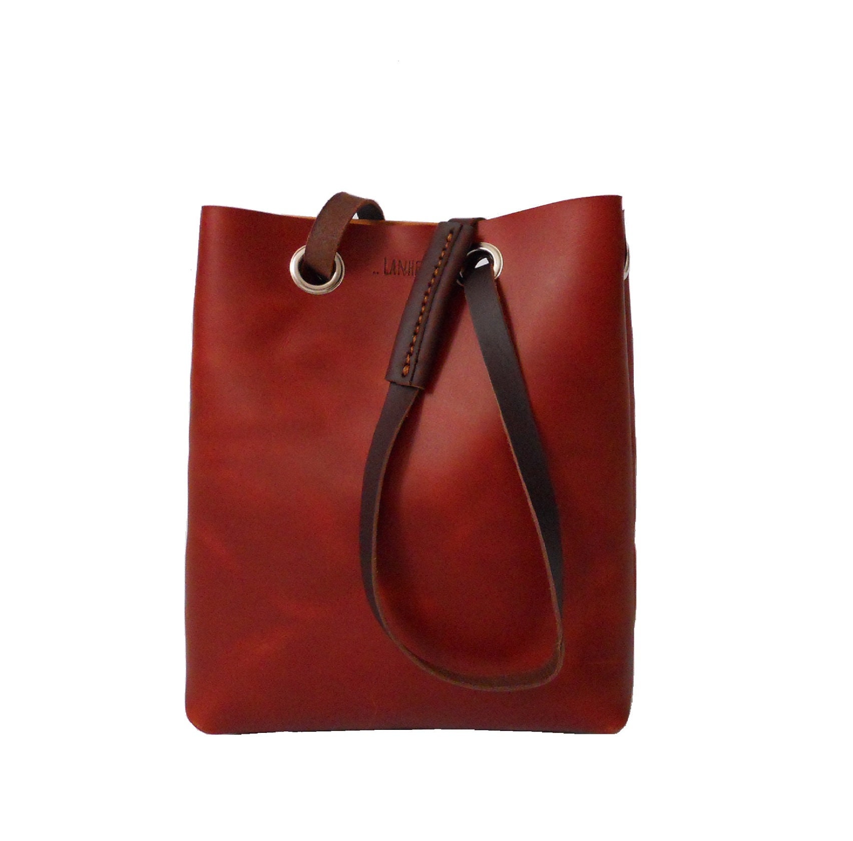 Leder Backpack Shoulderbag Cabrio Schultertasche, Cabrio-Rucksack, Frau Geldbörse, Lässige Tasche von Lanhe