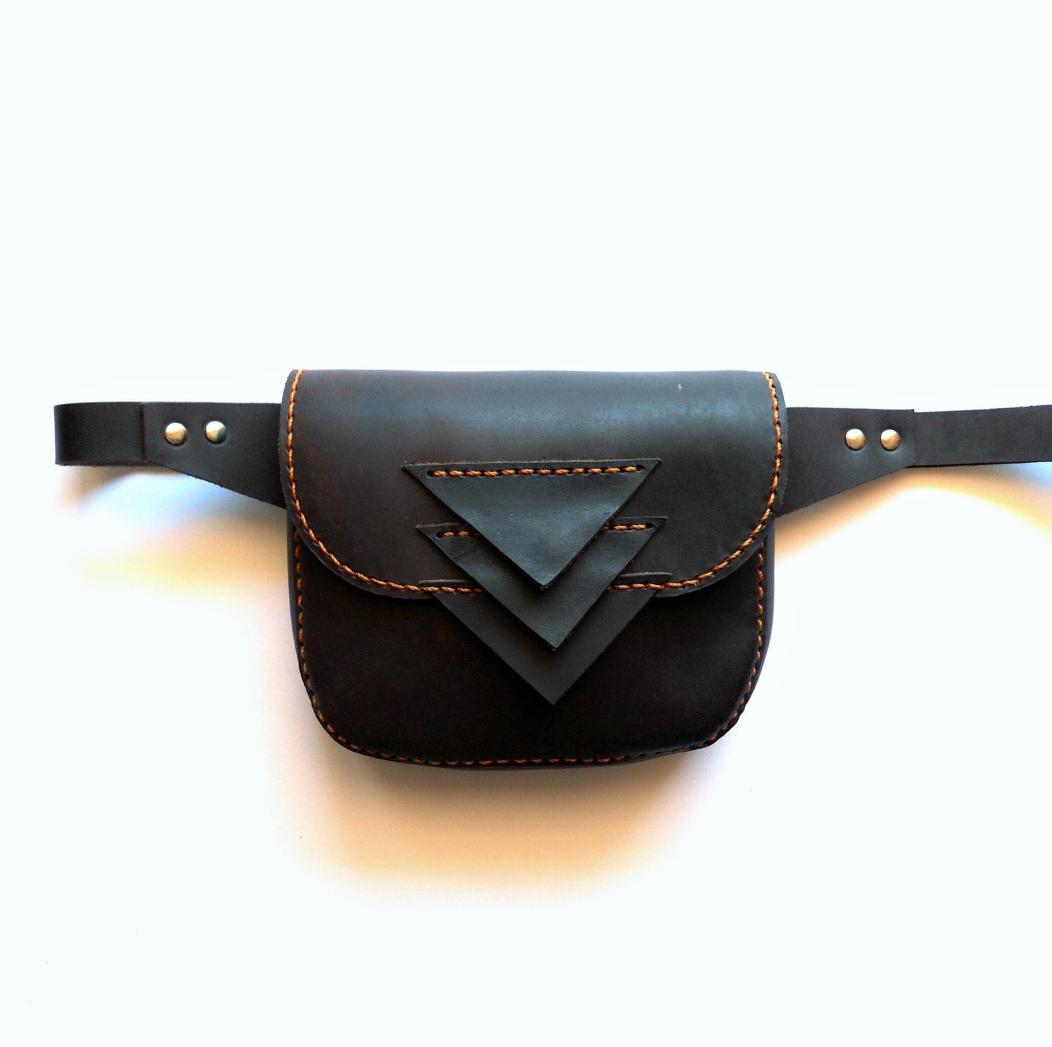 Leder Hip Bag/Handgemachte Hüfte Geldbörse Tasche Gürtel von Lanhe