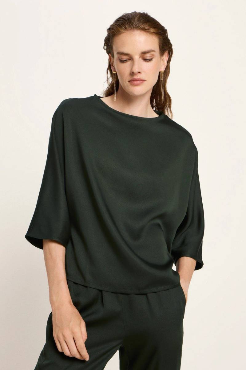 Bluse 3/4 Arm Grün von Lanius