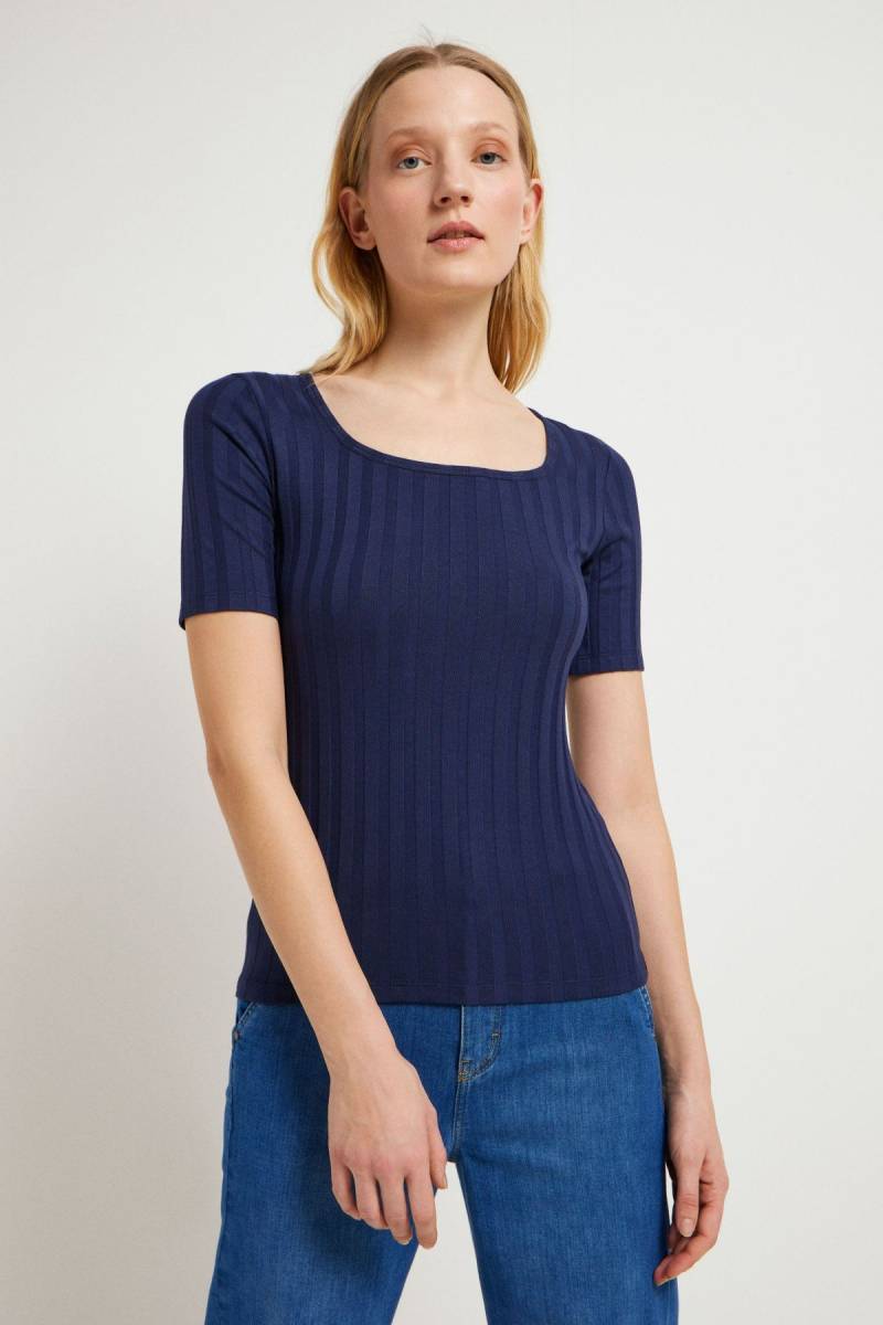 Halbarmshirt in Rippoptik von Lanius