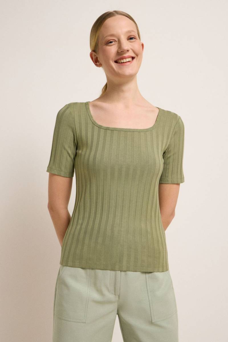 Halbarmshirt in Rippoptik von Lanius