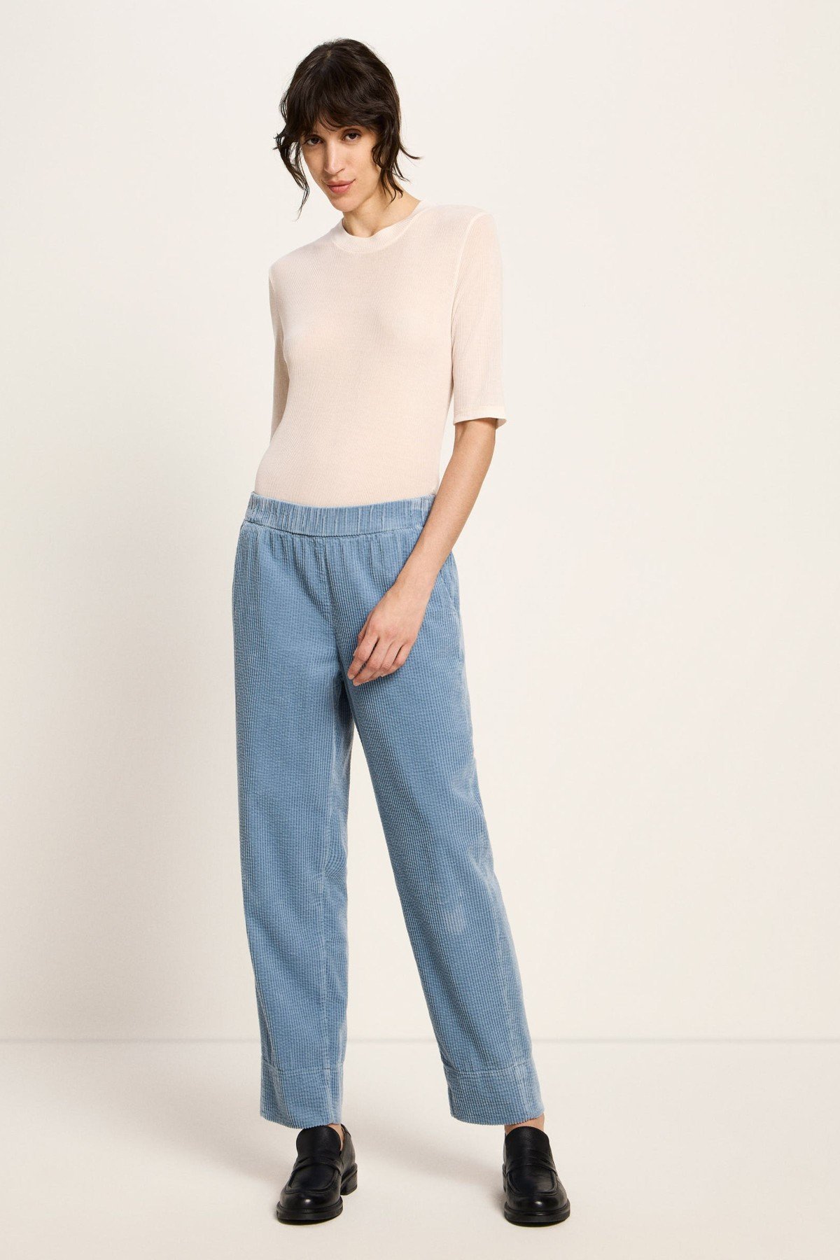 Hose Cord Light Blau von Lanius