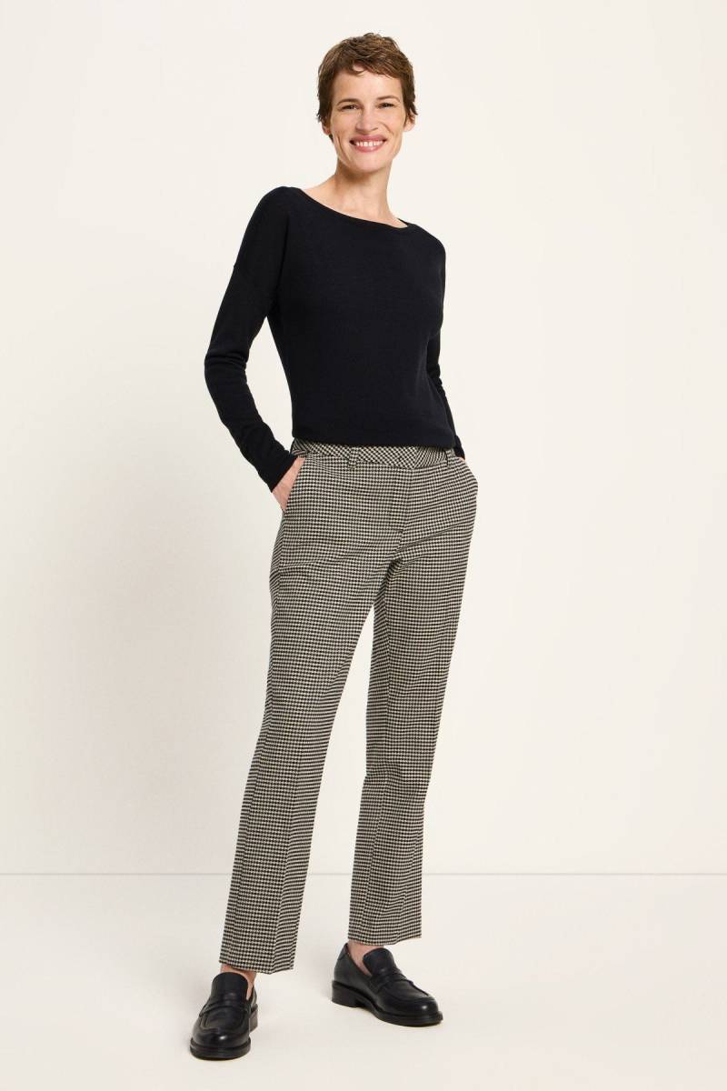 Hose Hahnentritt Schwarz von Lanius