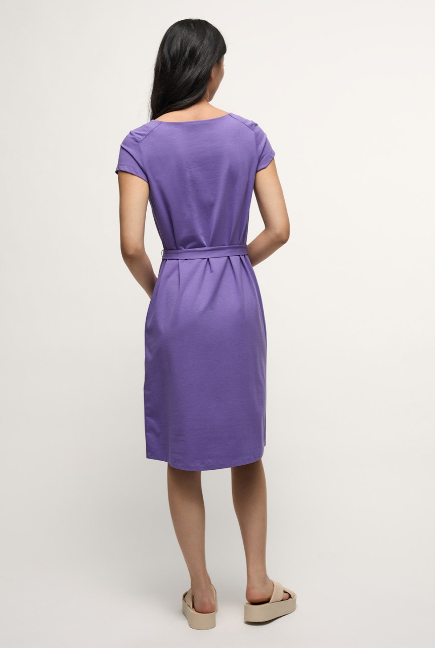 KURZARM KLEID | Lanius | veganes Kleid | dark lilac L von Lanius