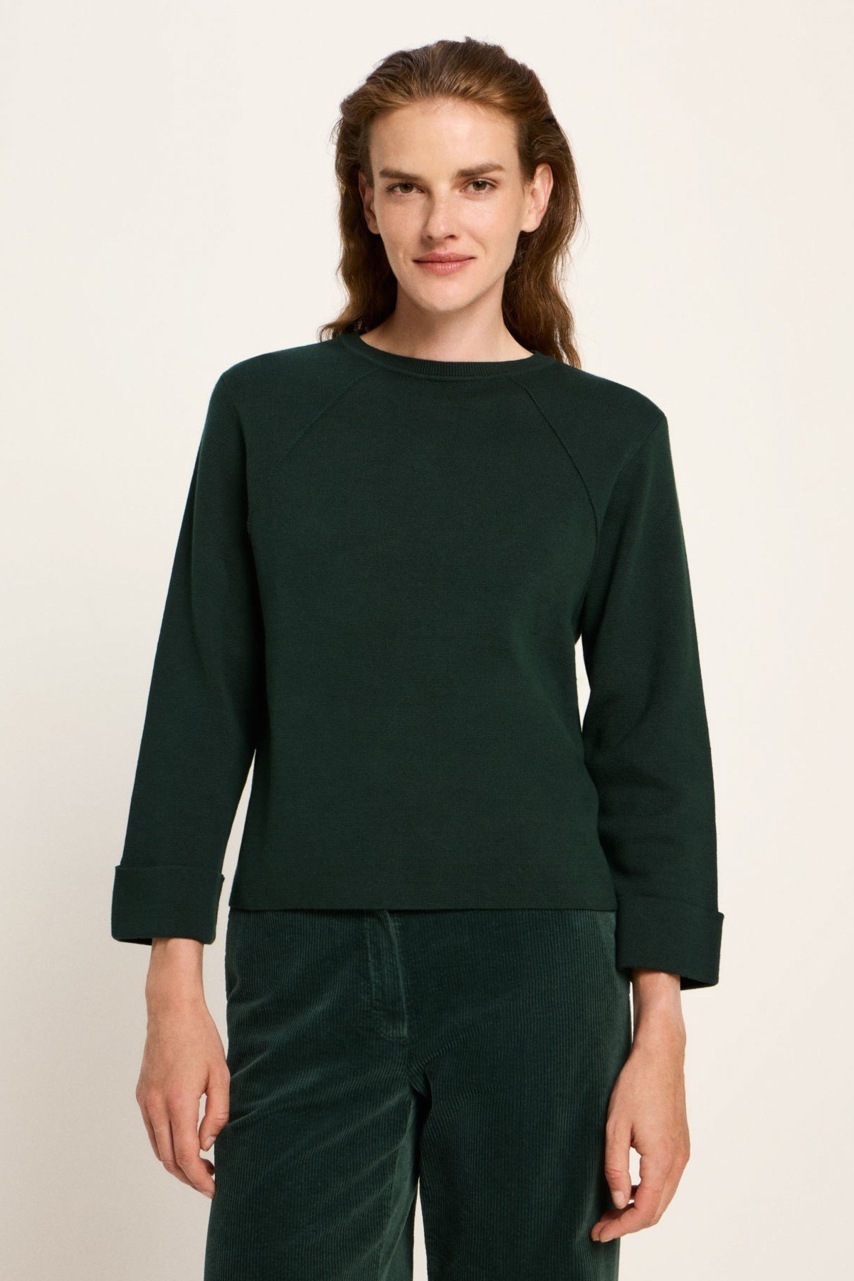 Pullover Punto Milano Grün von Lanius