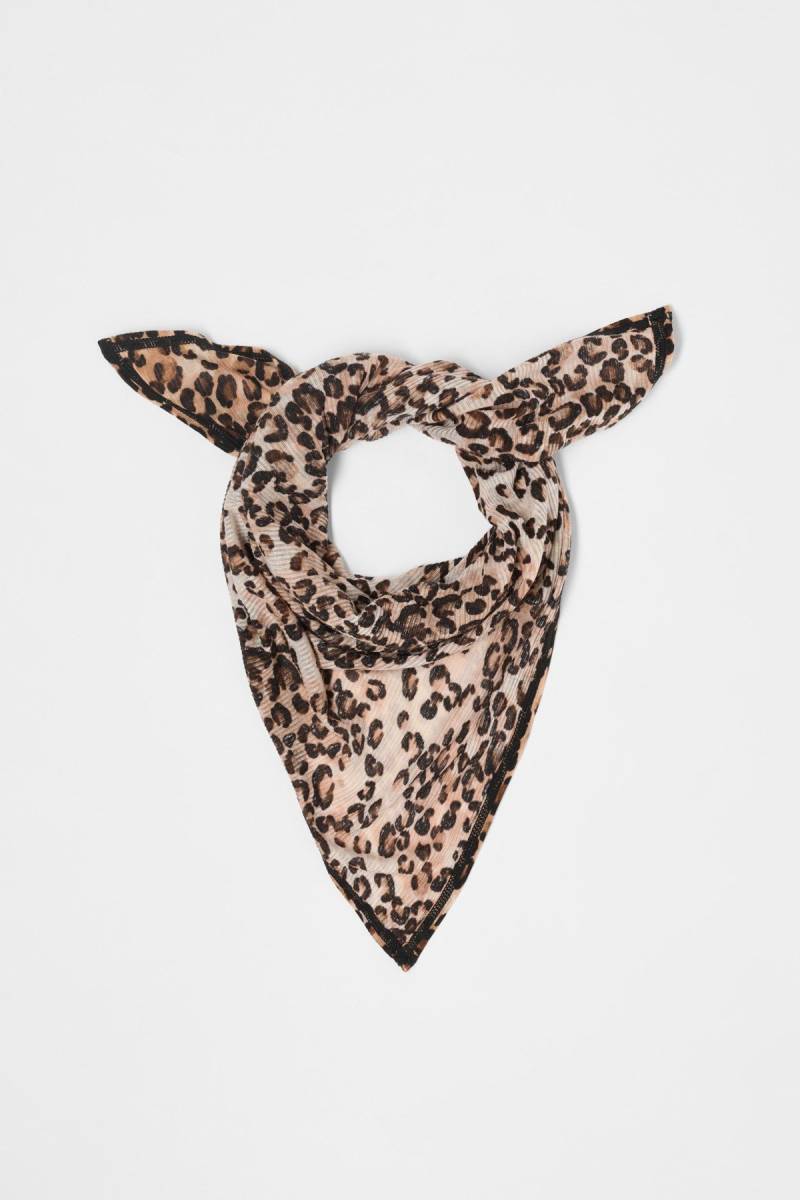 Tuch Leo Print Braun von Lanius