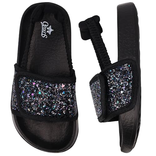 Lanivic Badelatschen Mädchen Badesandalen Jungen Badeschlappen Dusch Badeschuhe Sommer rutschfest Leicht Strand Hausschuhe Kinder Sandalen Gummiband von Lanivic