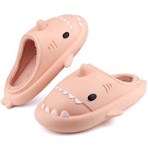 Lanivic Damen Herren Hai Hausschuhe Winter Wasserdicht Warme Flauschige Gefüttert Hausschuhe Pantoffeln Shark Slippers Indoor Outdoor Lanivic Damen Herren Hai Hausschuhe Winter Wasserdicht Warme Flauschige Gefüttert Hausschuhe Pantoffeln Shark Slippers Indoor Outdoor von Lanivic