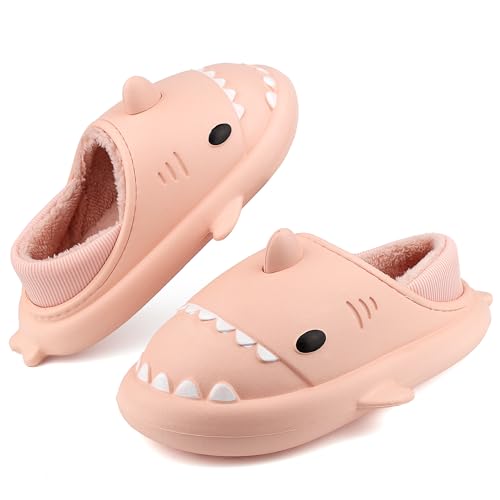 Lanivic Damen Herren Hai Hausschuhe Winter Wasserdicht Warme Flauschige Gefüttert Hausschuhe Pantoffeln Shark Slippers Indoor Outdoor von Lanivic