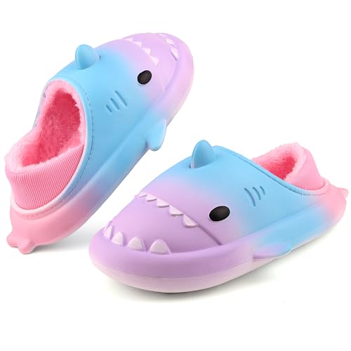 Lanivic Damen Herren Hai Hausschuhe Winter Wasserdicht Warme Flauschige Gefüttert Hausschuhe Pantoffeln Shark Slippers Indoor Outdoor von Lanivic