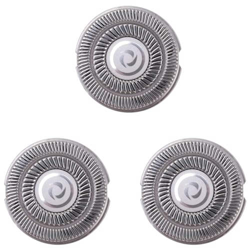 Lanko 3 Stück Rasierköpfe, Modell FR6, silberfarben, Universal, Ersatzklinge für Rasierapparat von Lanko