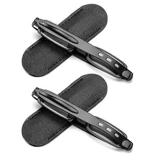 Lanomi Kompakte Faltbare Lesebrille Damen Herren 360 Grad Drehung Lesehilfe Leicht TR90 Sehhilfe Klein Schmal Zusammenklappbare Brille mit Lederetui 2 Stücke Schwarz(blaulichtfilter) 3.5 von Lanomi