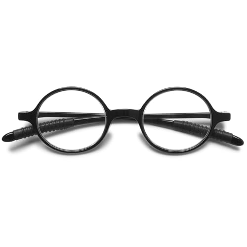 Lanomi Lesebrillen Herren Damen Retro Runde Sehhilfe Lesehilfe Leicht Vollrandbrille Nerd Brillen 1,0 1,25 1,5 1,75 2,0 2,25 2,5 2,75 3,0 3,5 4,0 Helles Schwarz Brille 2.75 Lanomi Lesebrillen Herren Damen Retro Runde Sehhilfe Lesehilfe Leicht Vollrandbrille Nerd Brillen 1,0 1,25 1,5 1,75 2,0 2,25 2,5 2,75 3,0 3,5 4,0 Helles Schwarz Brille 2.75 von Lanomi
