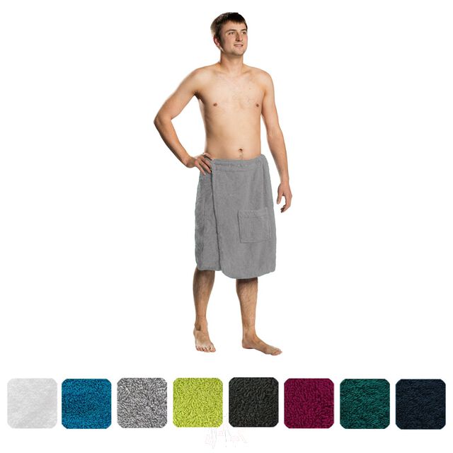 Lanudo? Herren Saunakilt Pure Line S/M Silber von Lanudo