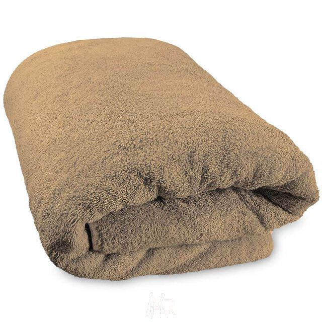 Lanudo? Saunahandtuch Maxi Line 100x200 cm Beige von Lanudo