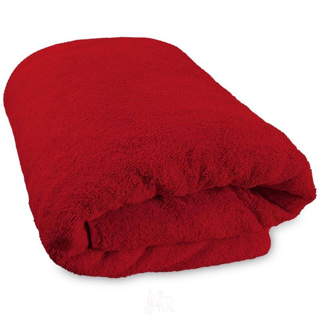 Lanudo? Saunahandtuch Maxi Line 100x200 cm Rot von Lanudo