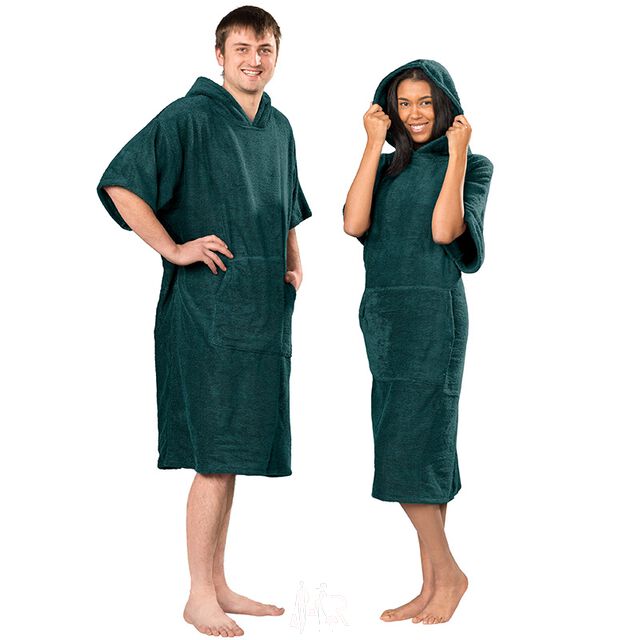 Lanudo? Surf Bade Poncho Unisex L/XL Petrol von Lanudo