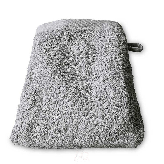 Lanudo? Waschhandschuh Pure Line 21x15 cm Silber von Lanudo