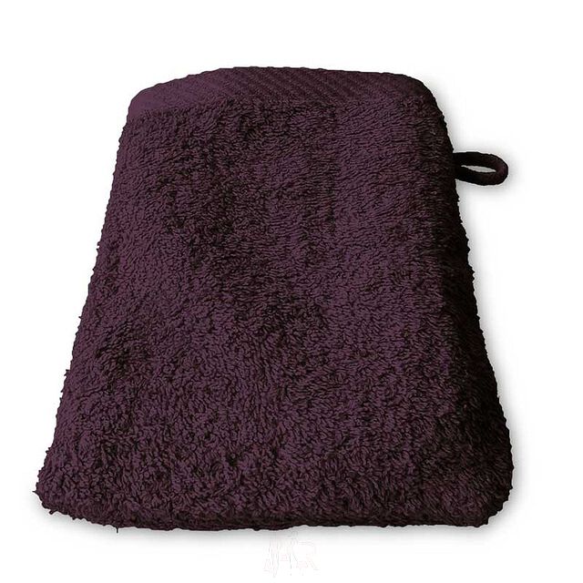 Lanudo? Waschhandschuh Pure Line 21x15 cm Violett von Lanudo