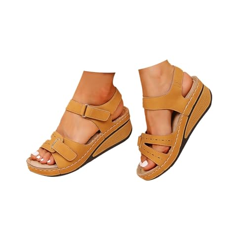 2025 Orthopädische Sportsandalen für Damen, Plateauschuhe, Sommerschuhe, bequem, elegant, Party, Mode, Keilsandalen, offener Zehenbereich, atmungsaktiv, flexibel, Strand, Trekking, Wandern, A03, 35 EU 2025 Orthopädische Sportsandalen für Damen, Plateauschuhe, Sommerschuhe, bequem, elegant, Party, Mode, Keilsandalen, offener Zehenbereich, atmungsaktiv, flexibel, Strand, Trekking, Wandern, A03, 35 EU von Lanunlly