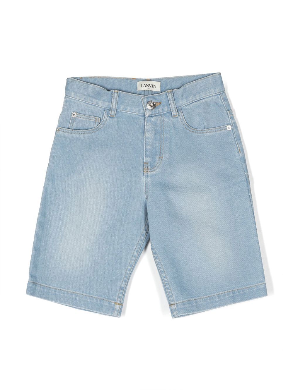 Lanvin Enfant Gerade Jeans-Shorts - Blau von Lanvin Enfant