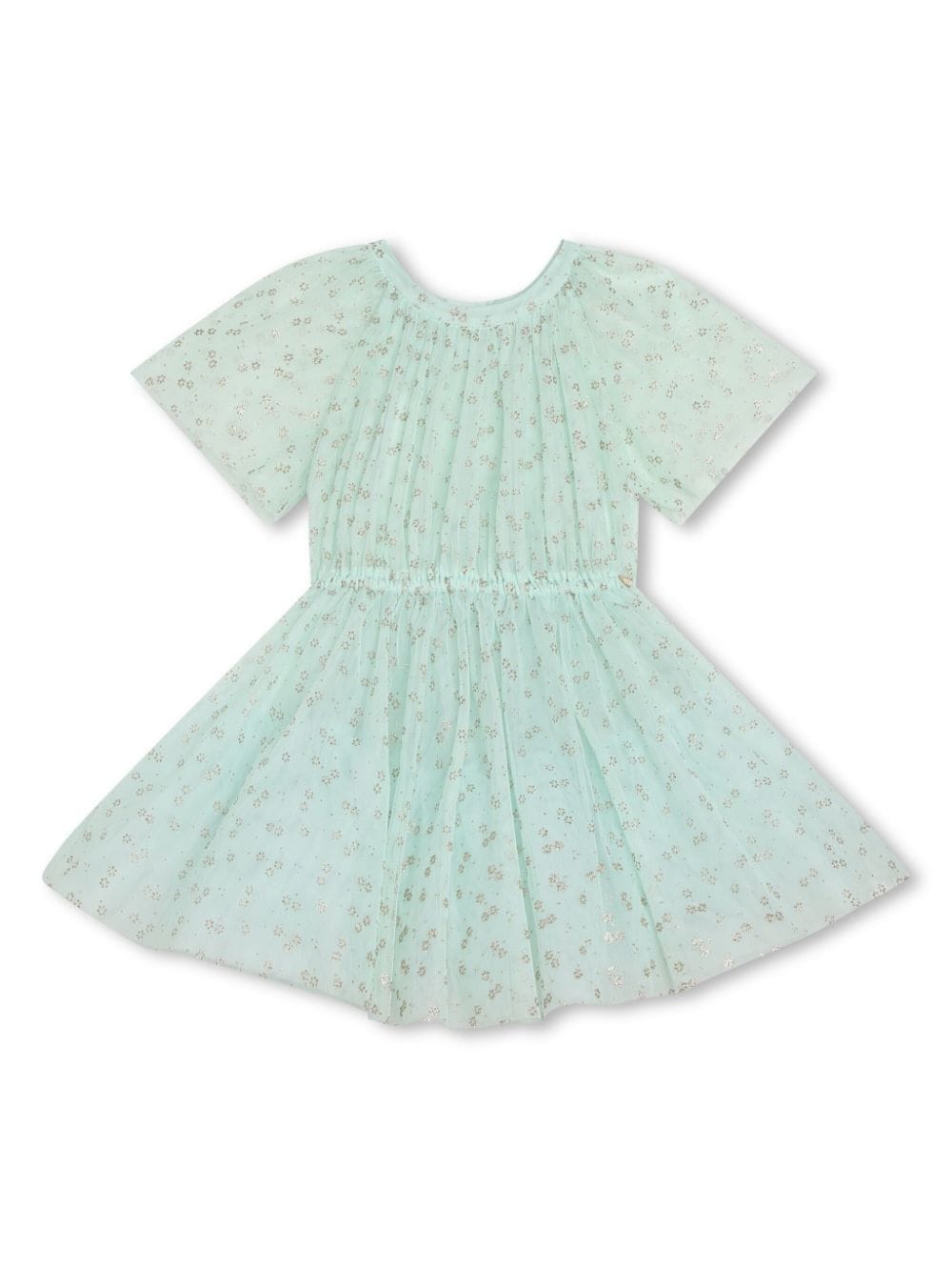 Lanvin Enfant Gerafftes Kleid mit Blumen-Print - Grün von Lanvin Enfant