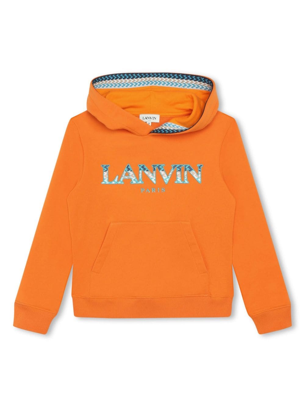 Lanvin Enfant Hoodie mit Logo-Print - Orange von Lanvin Enfant