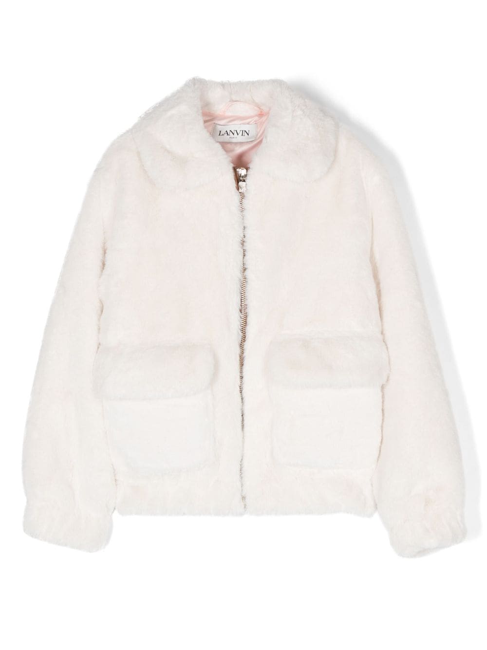 Lanvin Enfant Jacke aus Faux Shearling - Nude von Lanvin Enfant