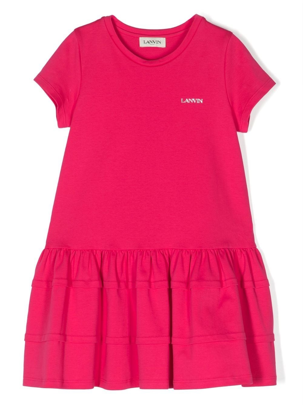 Lanvin Enfant Kleid mit Logo-Stickerei - Rosa von Lanvin Enfant