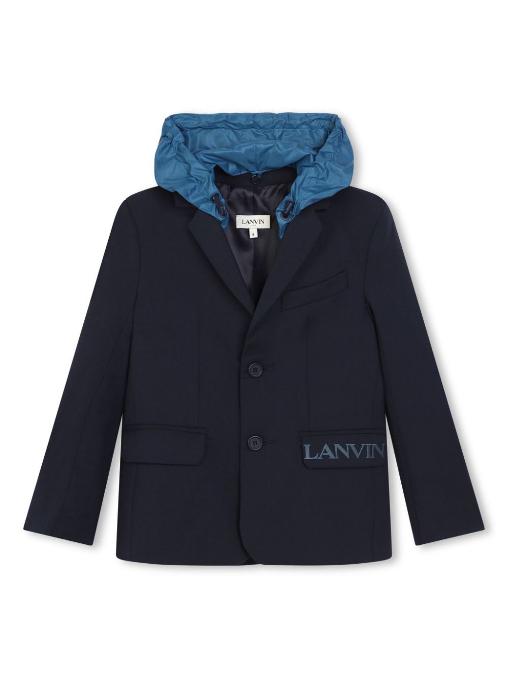 Lanvin Enfant Sakko mit abnehmbarer Kapuze - Blau von Lanvin Enfant