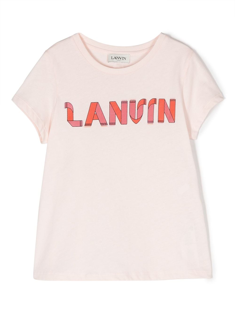 Lanvin Enfant T-Shirt aus Bio-Baumwolle mit Print - Rosa von Lanvin Enfant